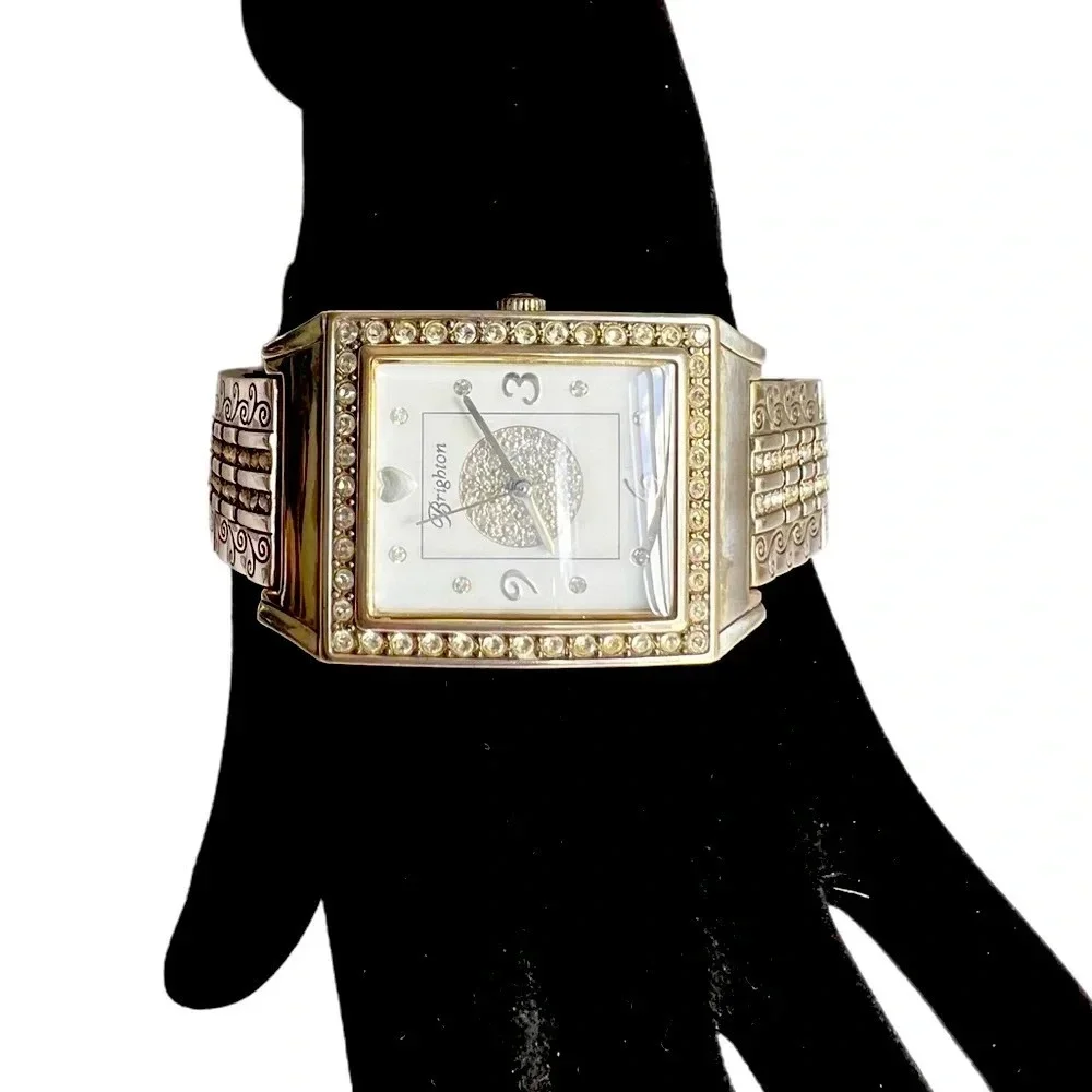 Brighton Diamond Bar Watch from the Diamond Bar Collection come with new battery